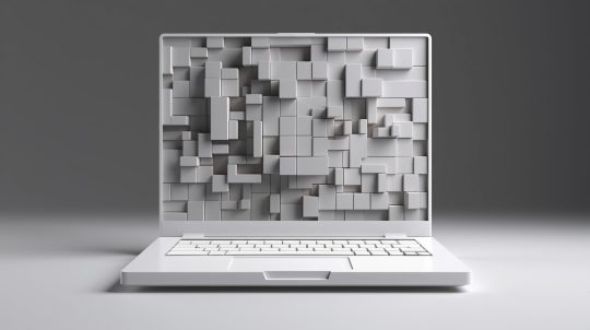 3d rendering laptop